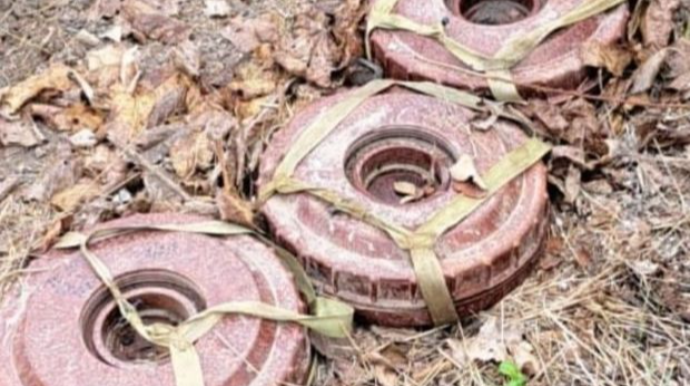 Laçında üç ədəd tank əleyhinə mina aşkarlandı - VİDEO 