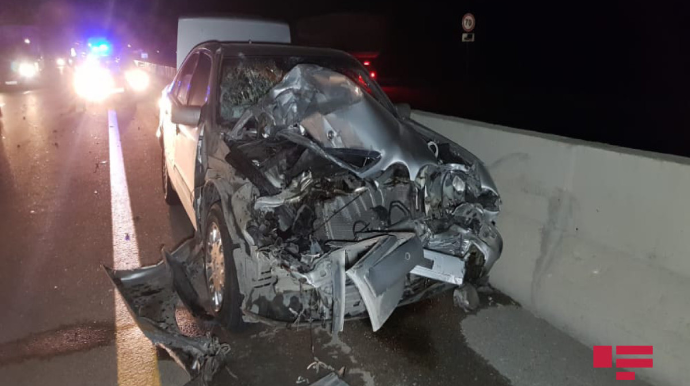 Göyçayda avtomobil hasara çırpılıb, 3 nəfər xəsarət alıb 