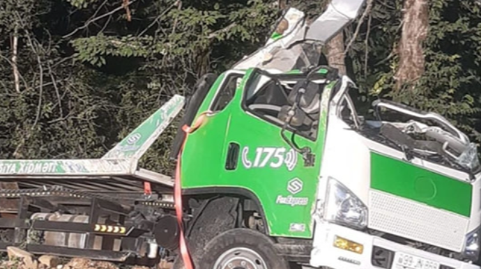 Xocalıda şirkət əməkdaşı qəzada öldü - FOTO 