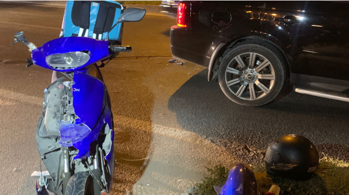 Bakıda gənc oğlanı motosiklet vurub 