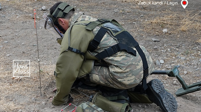Erməni terrorunun qarşısı alındı:  Zabuxda xeyli mina aşkarlanıb – FOTOLAR 