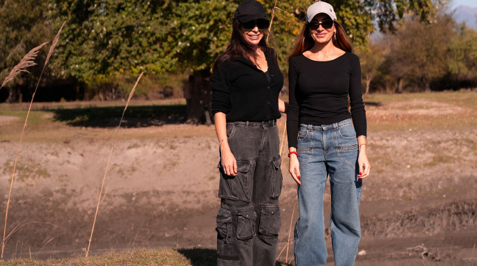 Leyla və Arzu Əliyevalar Qaxda açılışda - FOTOLAR 