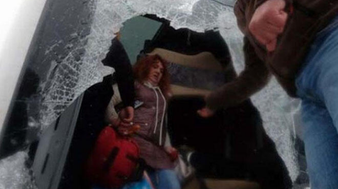 Türkiyədə turistləri daşıyan 2 avtobus aşdı - 1 ölü, 29 yaralı  - VİDEO  - VİDEO