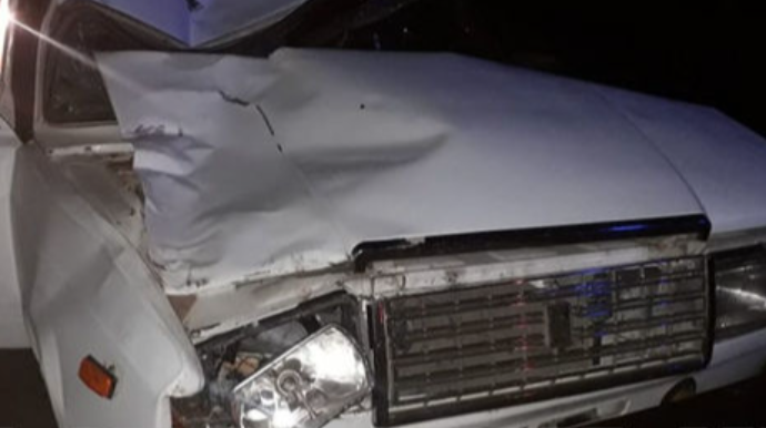 Kürdəmirdə yola çıxan at qəzaya səbəb oldu, xəsarət alan var - FOTO