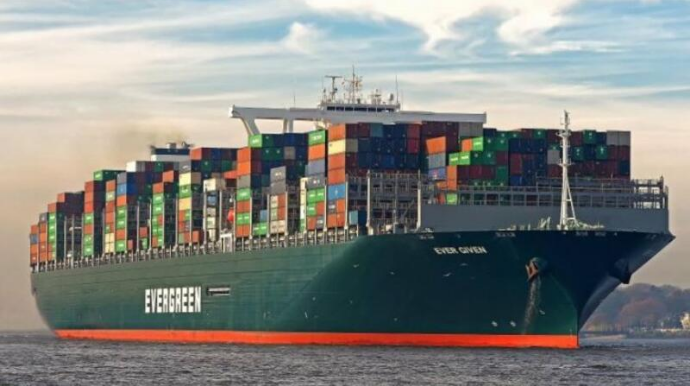 "Ever Given"  yenidən Süveyş kanalını BAĞLADI 