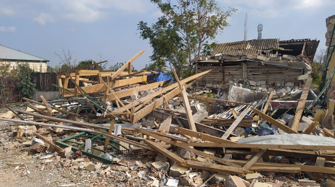 Erməni təxribatı nəticəsində Tərtərdə 118 ev tam dağılıb - RƏSMİ