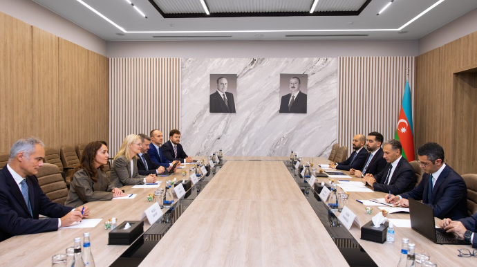 Nazir Rəşad Nəbiyev Vibke Şlomer ilə görüşdü 