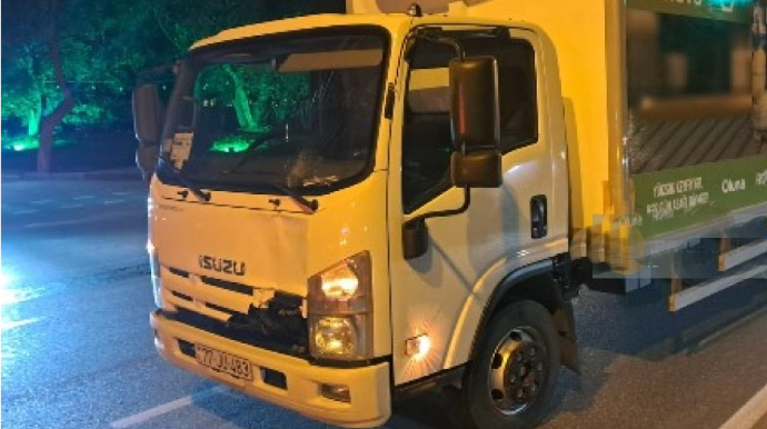 Bakıda “Bravo”nun yük daşıyan maşını piyadanı vurub öldürdü - FOTO