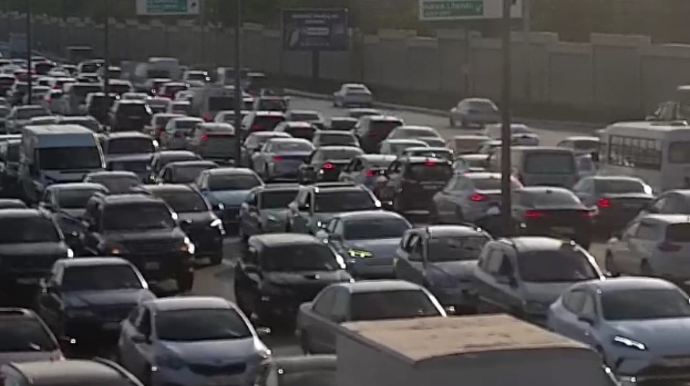 Bakının bu yollarında sıxlıq var - SİYAHI