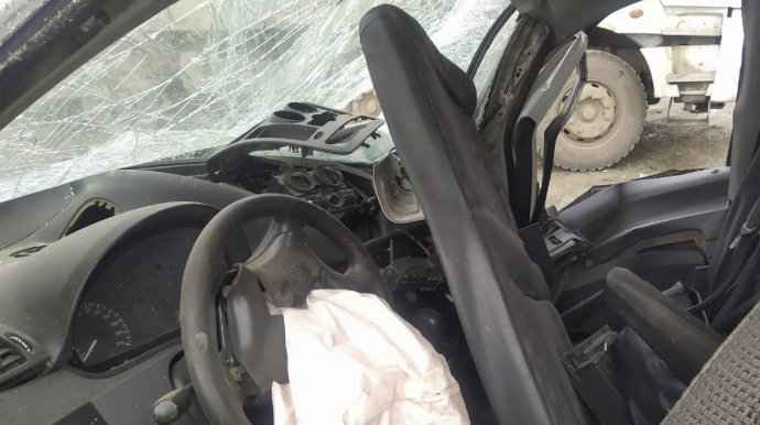 Gəncədə zəncirvarı qəza olub