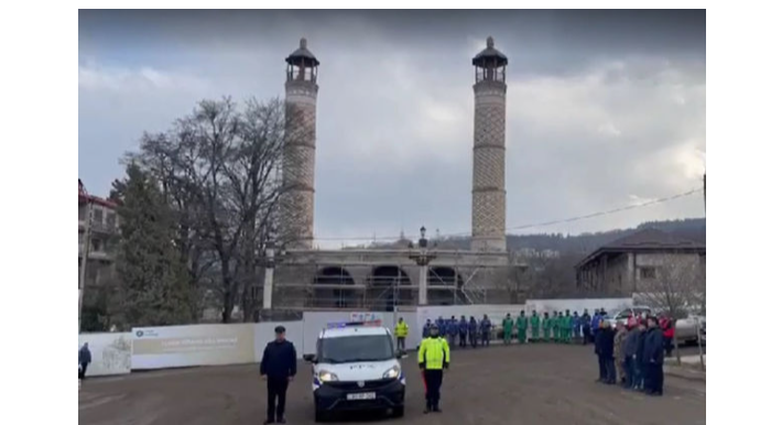 Şuşa şəhərində Xocalı qurbanları anılıb - VİDEO 