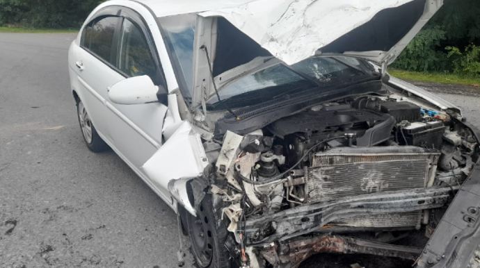 Qaxda qəza - Xəsarət alanlar var - FOTO