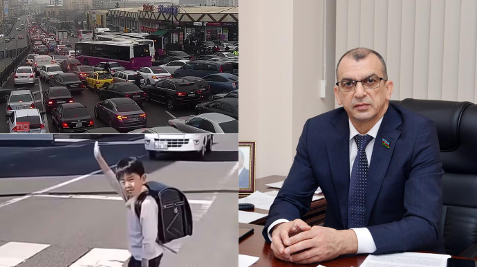 “Tıxacla bağlı problem dolayı yolla məktəb və təhsillə bağlıdır” – ÇIXIŞ YOLLARI - FOTO 