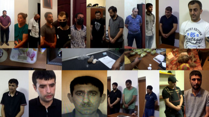 DİN əməliyyat keçirdi: 20 narkotacir tutuldu  - FOTO - VİDEO