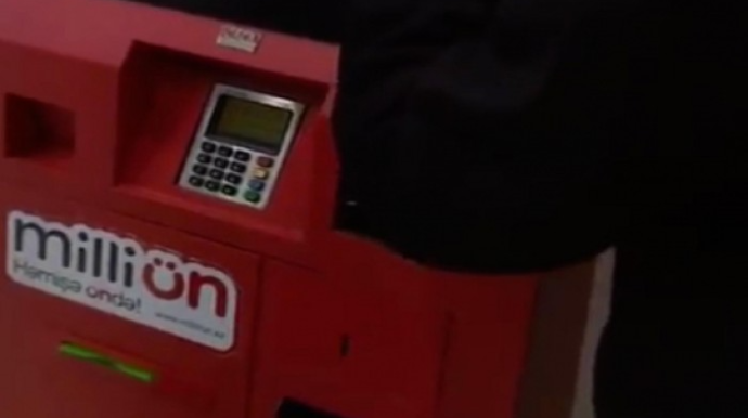 Ödəmə terminalını sındırıb pul oğurlayan şəxs tutulub 