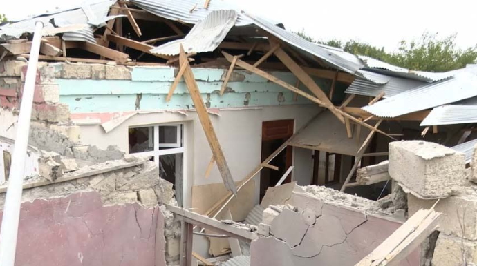 Ermənilər Bərdədə mülki obyektləri vurur