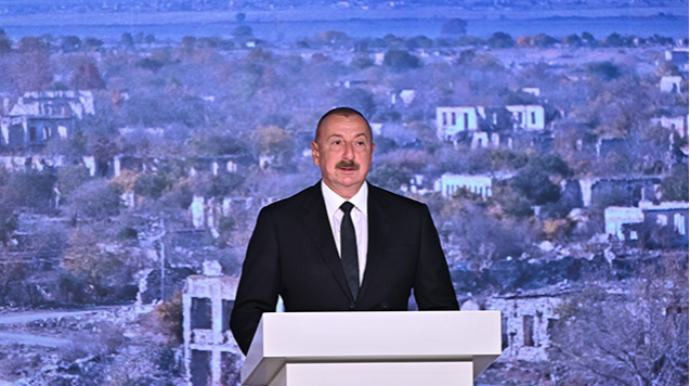 Ağdamda ilk Forum - Prezident çıxış etdi - VİDEO 