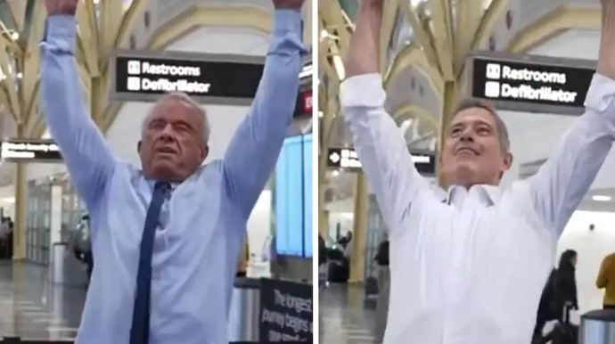 Nazirlər hava limanında yarışa çıxdılar - VİDEO