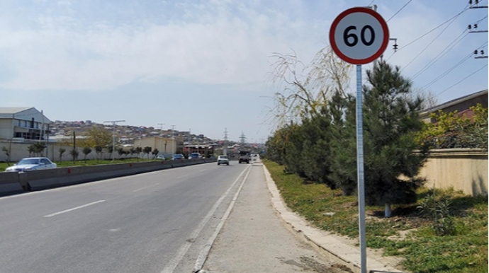 Bakı-Şamaxı yolunda da sürət həddi endirildi 