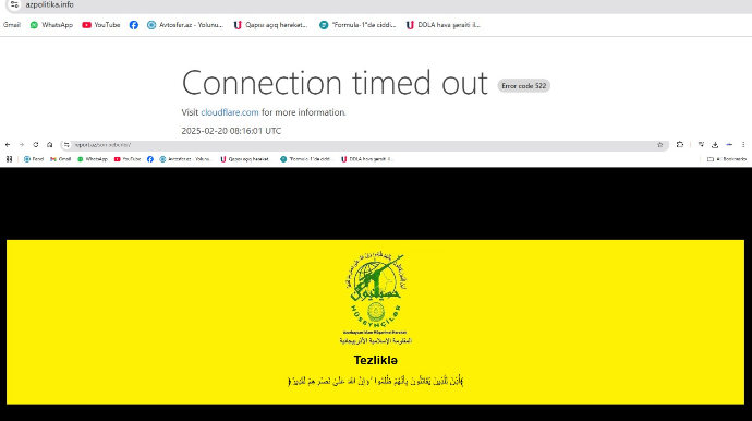 Azərbaycanda bəzi saytlar dindarlar tərəfindən hekləndi – SİYAHI - FOTO