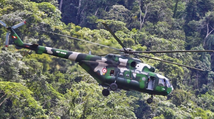 Peruda hərbi helikopter qəzaya uğrayıb, ölənlər və xəsarət alanlar var
