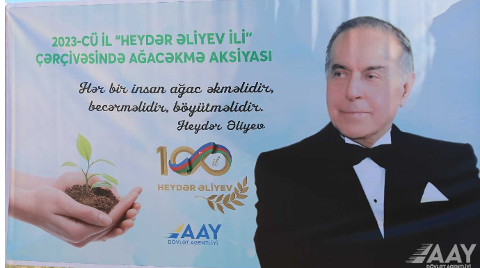 “Heydər Əliyev İli” çərçivəsində 100 min ağac əkilib   - VİDEO - FOTO