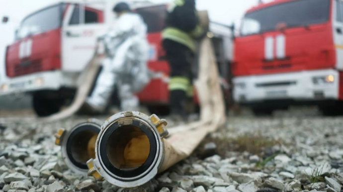 Sabirabadda yanğın zamanı ana və iki övladı yanaraq ölüb