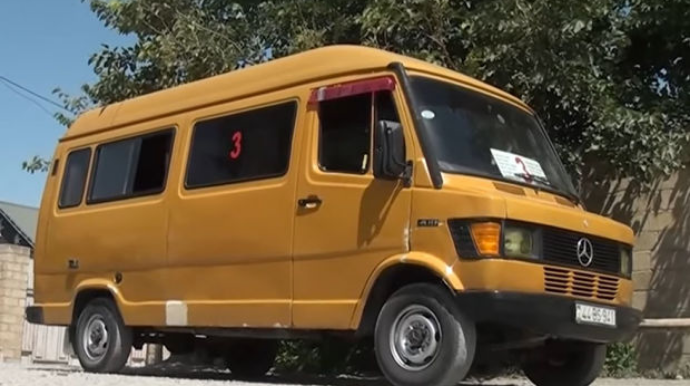 Bərdədə avtobuslarda nə kondisioner var, nə də açılan pəncərə   - VİDEO