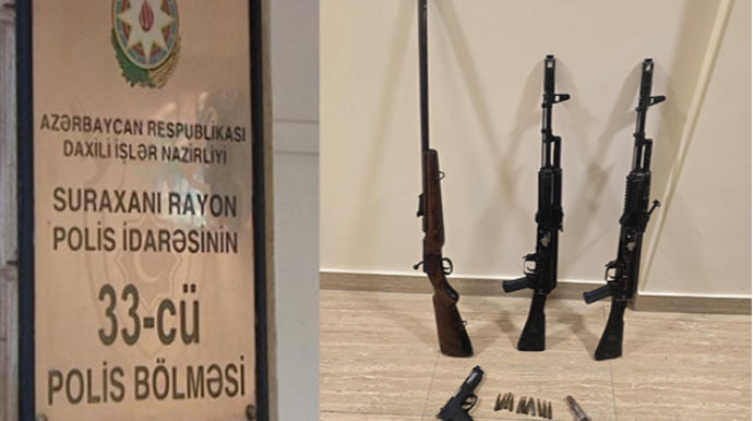 Yeni Günəşlidə odlu silah aşkarlandı