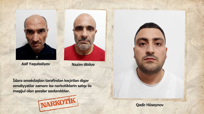 Bakıda silah və narkotik satışına görə 4 nəfər saxlanılıb  - FOTO - VİDEO