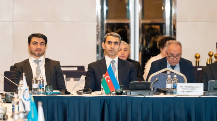 ADY sədri DYƏT ölkələrinin dəmir yolu rəhbərlərinin növbəti iclasında iştirak edib - FOTO 