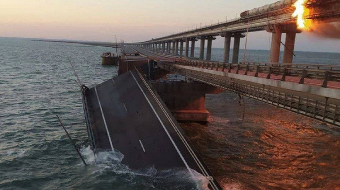 Krım körpüsündə avtomobillərin hərəkəti bərpa olunub