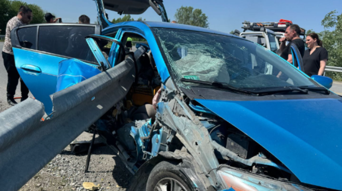 Yevlaxda ağır QƏZA: 32 yaşlı oğlanın qolu amputasiya olundu - FOTO