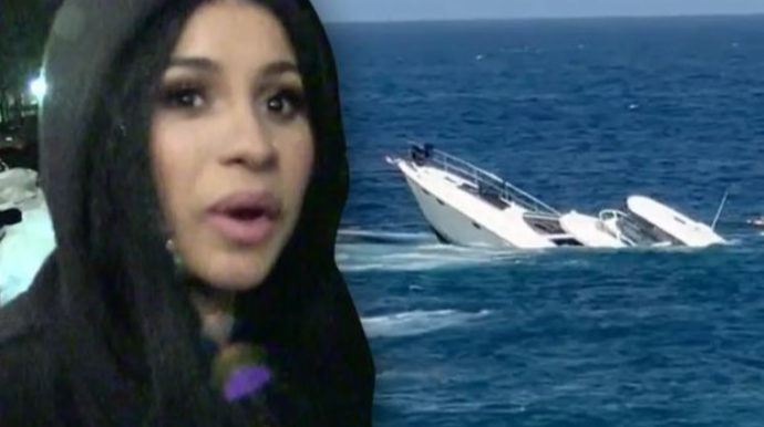 Tanınmış reper bahalı yaxtanın batma görüntülərini paylaşdı - VİDEO 