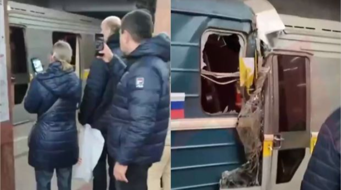 Moskvada metroda iki qatar toqquşub: Yaralılar var    - FOTO - VİDEO - YENİLƏNİB