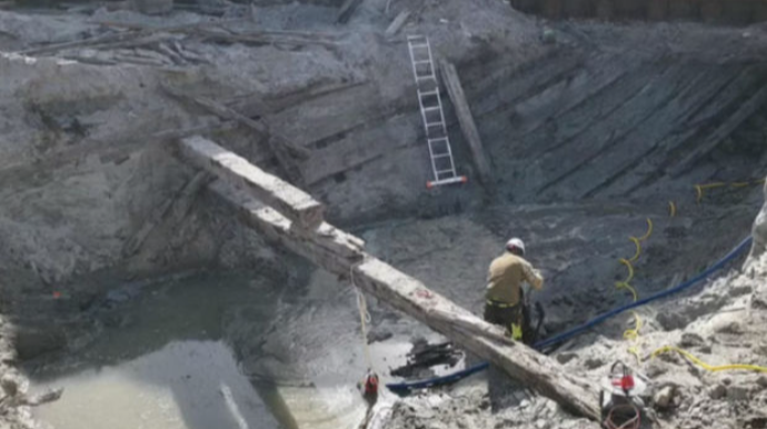 Tallin küçələrinin altında 700 illik gəmi aşkar edilib  - FOTO