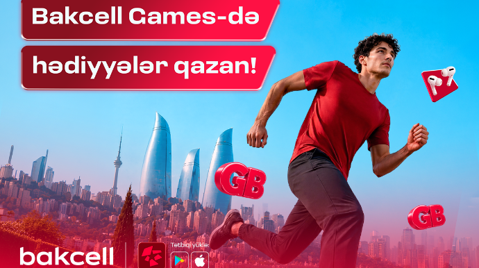 Bakcell tətbiqində AirPods və hər gün 1 GB internet qazan 