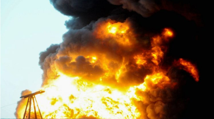 Zaqatalada ev yanıb