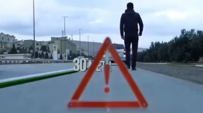 Məcburi dayanma zamanı sürücülərin bilməli olduqları qaydalar - VİDEO