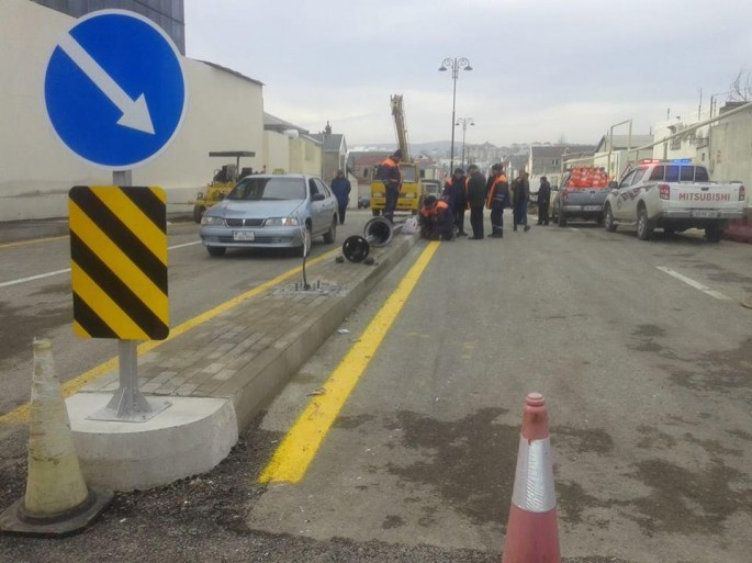 Bakını tıxacdan xilas edəcək yol - FOTOLAR