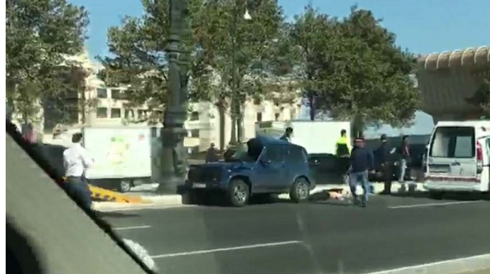 Bakıda yol qəzası olub, sürücü ölüb