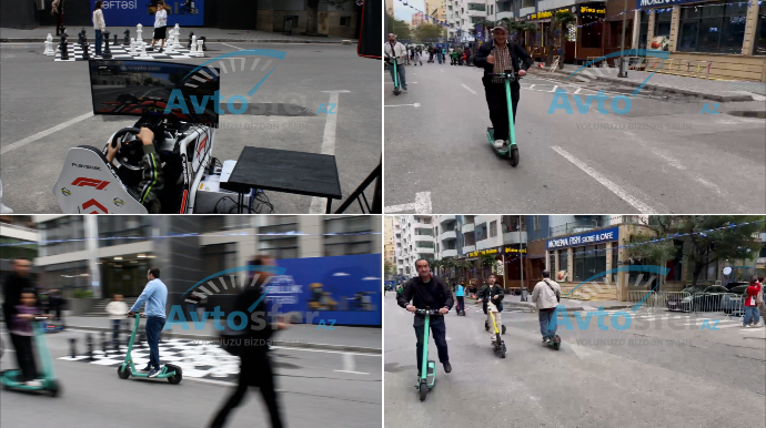 Bakıda “Avtomobilsiz Gün” başa çatdı - VİDEO