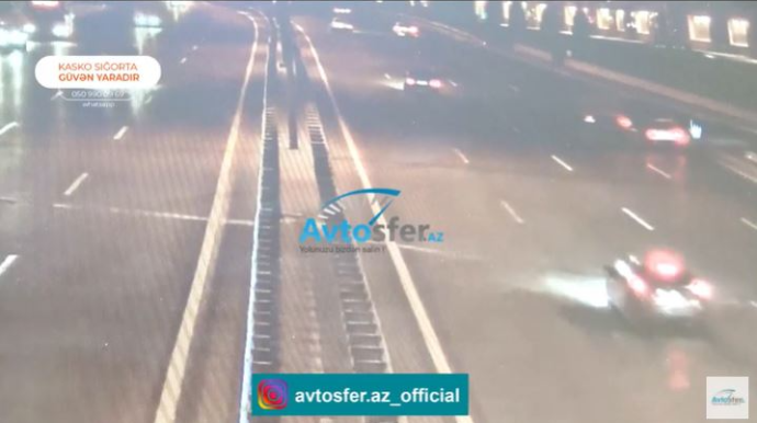 Bakıda "Kamaz" "07"-nin üstünə belə çıxdı - ŞOK REAL VİDEO 