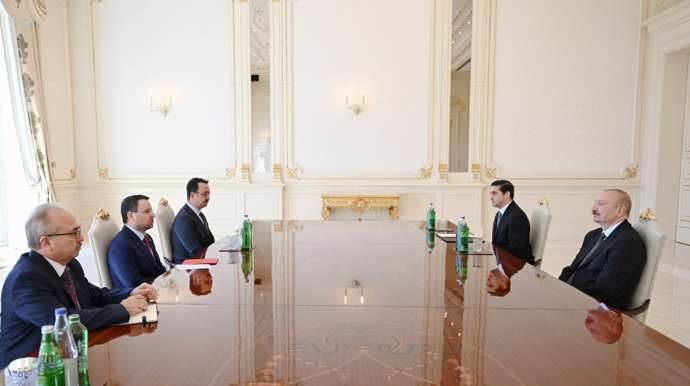 Prezident Türkiyənin ədliyyə nazirini qəbul etdi - FOTOLAR 