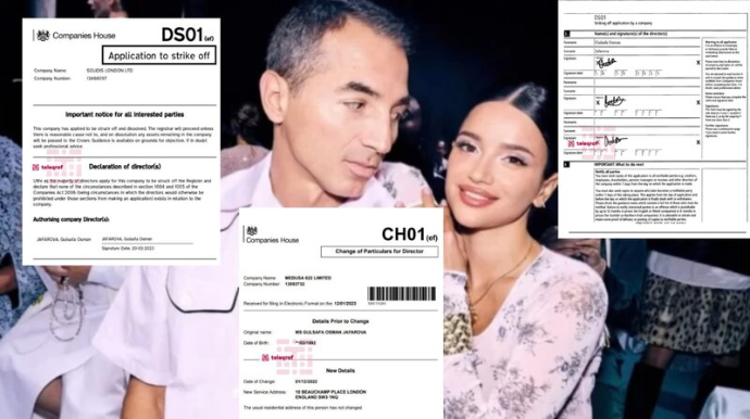 Adnan Əhmədzadənin xanımının Londonda şirkətləri var imiş - FAKTLAR 