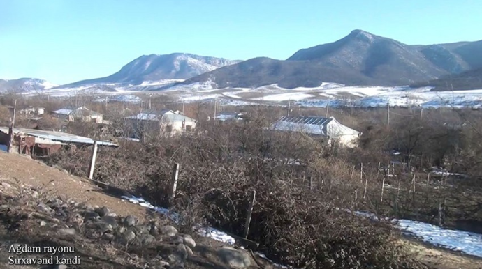 Ağdamın Sırxavənd kəndindən görüntülər  - VİDEO