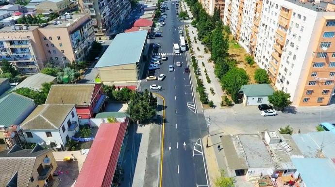 Bakıda daha bir küçə əsaslı təmir edilir  - FOTO