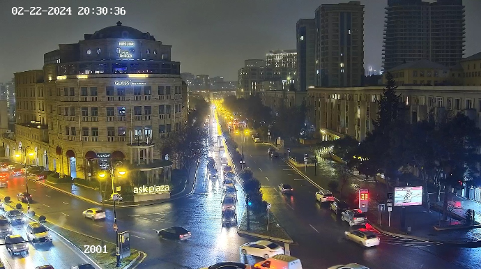 Bakıda yanğın səbəbindən bağlanan yolda hərəkət bərpa olundu  - VİDEO - FOTO - YENİLƏNİB