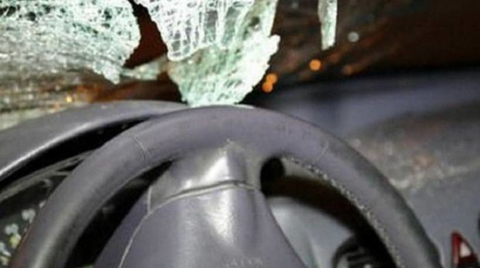 Cəlilabadda səfirlik maşını qəzaya düşdü, xəsarət alan var   - VİDEO