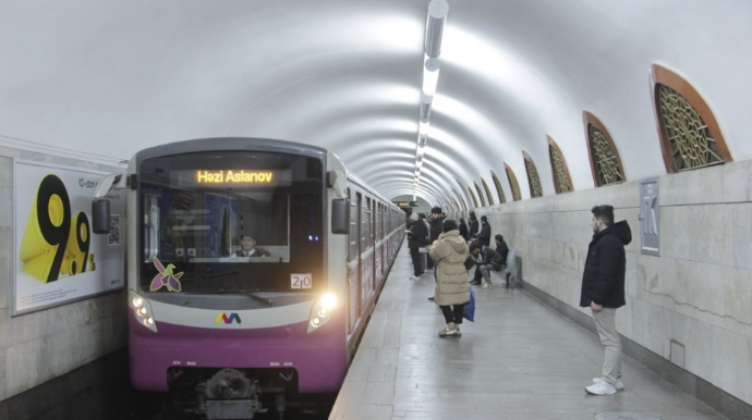 Bakıda metrodan istifadə edənlərin sayı azaldı